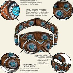 Country Brook Petz HossFit Jr Saddle Up Wide Martingale Dog Collar, X-Large slide 2 of 9