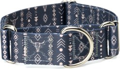 Country Brook Petz HossFit Jr Copper Mesa Wide Martingale Dog Collar, Medium