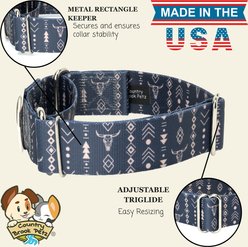 Country Brook Petz HossFit Jr Copper Mesa Wide Martingale Dog Collar, Large slide 2 of 8