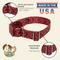 Show in main carousel: Country Brook Petz HossFit Jr Bandana Wide Martingale Dog Collar, Red, Large slide 2 of 9