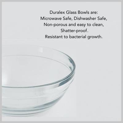 Show full view: Hiddin Clear Glass Double Dog Bowl, Tall slide 9 of 10