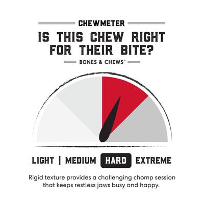 Show full view: Bones & Chews Made in USA  Chicken & Rice Flavored Filled Beef Hooves Dog Treats, 5 count slide 7 of 10