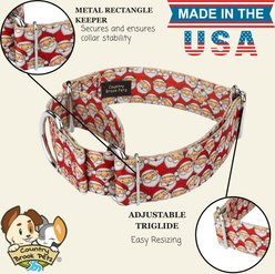 Country Brook Petz HossFit Jr Where's Merry Wide Martingale Dog Collar, Medium slide 2 of 8