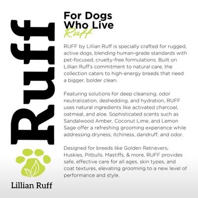 Show full view: RUFF by Lillian Ruff De-Shedding Pet Shampoo, Coconut Lime, 16-fl oz bottle slide 7 of 10