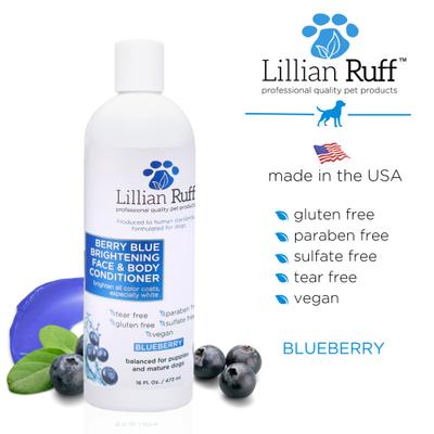 Show full view: Lillian Ruff Berry Blue Brightening Pet Face & Body Conditioner, 16-fl oz bottle slide 5 of 6