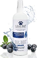 Lillian Ruff Waterless Pet Shampoo, Blueberry, 16-oz bottle