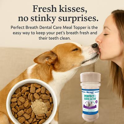 Show full view: MicraVet Perfect Breath Powder Dental Supplement for Dogs, 5-oz jar slide 3 of 6