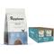 Show in main carousel: Applaws Adult Complete Whitefish Recipe with Country Vegetables Grain-Free Dry Food, 4-lb bag + Whitefish with Salmon in Broth Wet Cat Food, 2.47-oz can, case of 24 slide 1 of 9