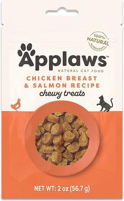 Show full view: Applaws Chicken Soft & Chewy Cat Treats, 2-oz pouch + Chicken & Salmon Soft & Chewy Treats, 2-oz pouch + Tuna Soft & Chewy Cat Treats, 2-oz pouch slide 5 of 9