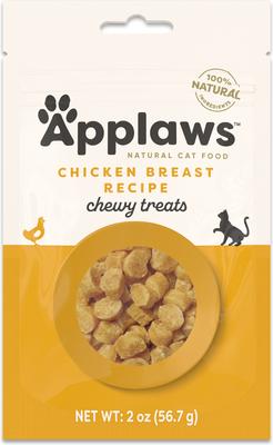 Show full view: Applaws Chicken Soft & Chewy Cat Treats, 2-oz pouch + Chicken & Salmon Soft & Chewy Treats, 2-oz pouch + Tuna Soft & Chewy Cat Treats, 2-oz pouch slide 2 of 9