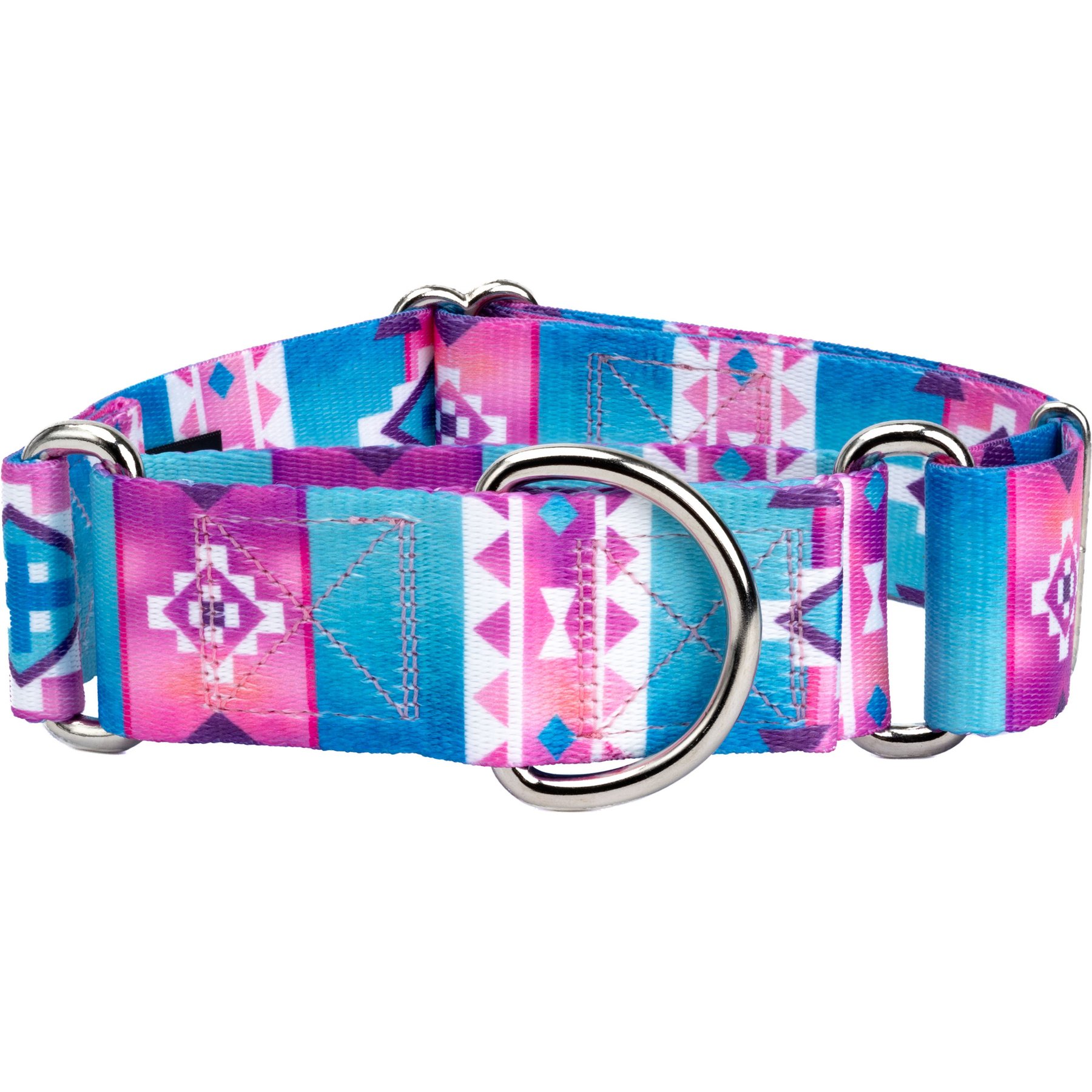 Country Brook Petz HossFit Jr Albequerque Wide Martingale Dog Collar, Medium: 15 to 21-in neck, 1.5-in wide
