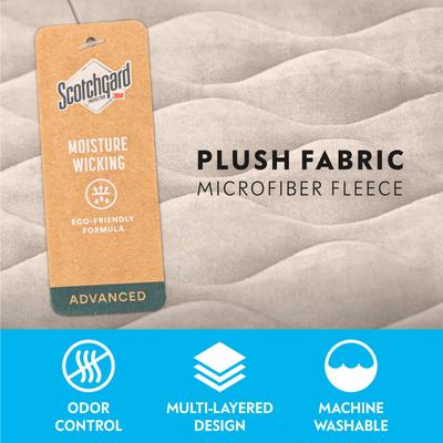 Show full view: Paw Inspired Washable Padded Dog Crate Mat, Tan, 30-in slide 4 of 8