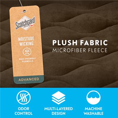 Show full view: Paw Inspired Washable Padded Dog Crate Mat, Dark Brown, 48-in slide 5 of 9