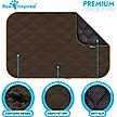 Show in main carousel: Paw Inspired Washable Padded Dog Crate Mat, Dark Brown, 42-in slide 5 of 8