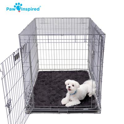 Show full view: Paw Inspired Washable Padded Dog Crate Mat, Dark Brown, 42-in slide 6 of 8