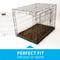 Show in main carousel: Paw Inspired Washable Padded Dog Crate Mat, Dark Brown, 42-in slide 3 of 8
