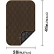 Show in main carousel: Paw Inspired Washable Padded Dog Crate Mat, Dark Brown, 42-in slide 2 of 8
