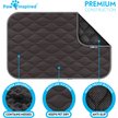 Show in main carousel: Paw Inspired Washable Padded Dog Crate Mat, Gray, 42-in slide 5 of 8