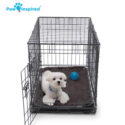 Show full view: Paw Inspired Washable Padded Dog Crate Mat, Tan, 30-in slide 6 of 8