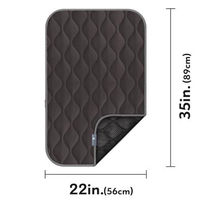 Show full view: Paw Inspired Washable Padded Dog Crate Mat, Gray, 36-in slide 2 of 8