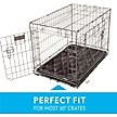 Show in main carousel: Paw Inspired Washable Padded Dog Crate Mat, Gray, 30-in slide 3 of 8
