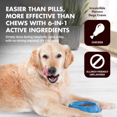 Show full view: Liquid-Vet K9 Immune Booster Chicken Flavor Liquid Supplement for Dogs, 32-fl oz bottle slide 7 of 9