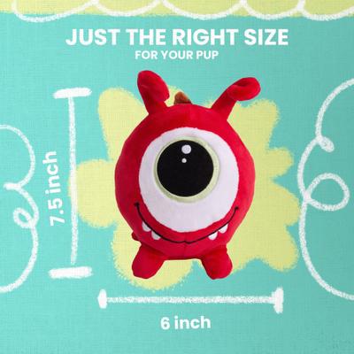 Show full view: Snugarooz Just Jeff Monster 2 in 1 Squeaky Dog Plush Toy slide 6 of 8