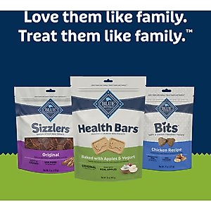Blue Buffalo Health Bars Baked with Apples & Yogurt Dog Treats, 16-oz bag