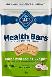 Blue Buffalo Health Bars Baked with Apples & Yogurt Dog Treats, 16-oz bag