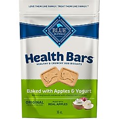Blue Buffalo Health Bars Baked with Apples & Yogurt Dog Treats, 16-oz bag