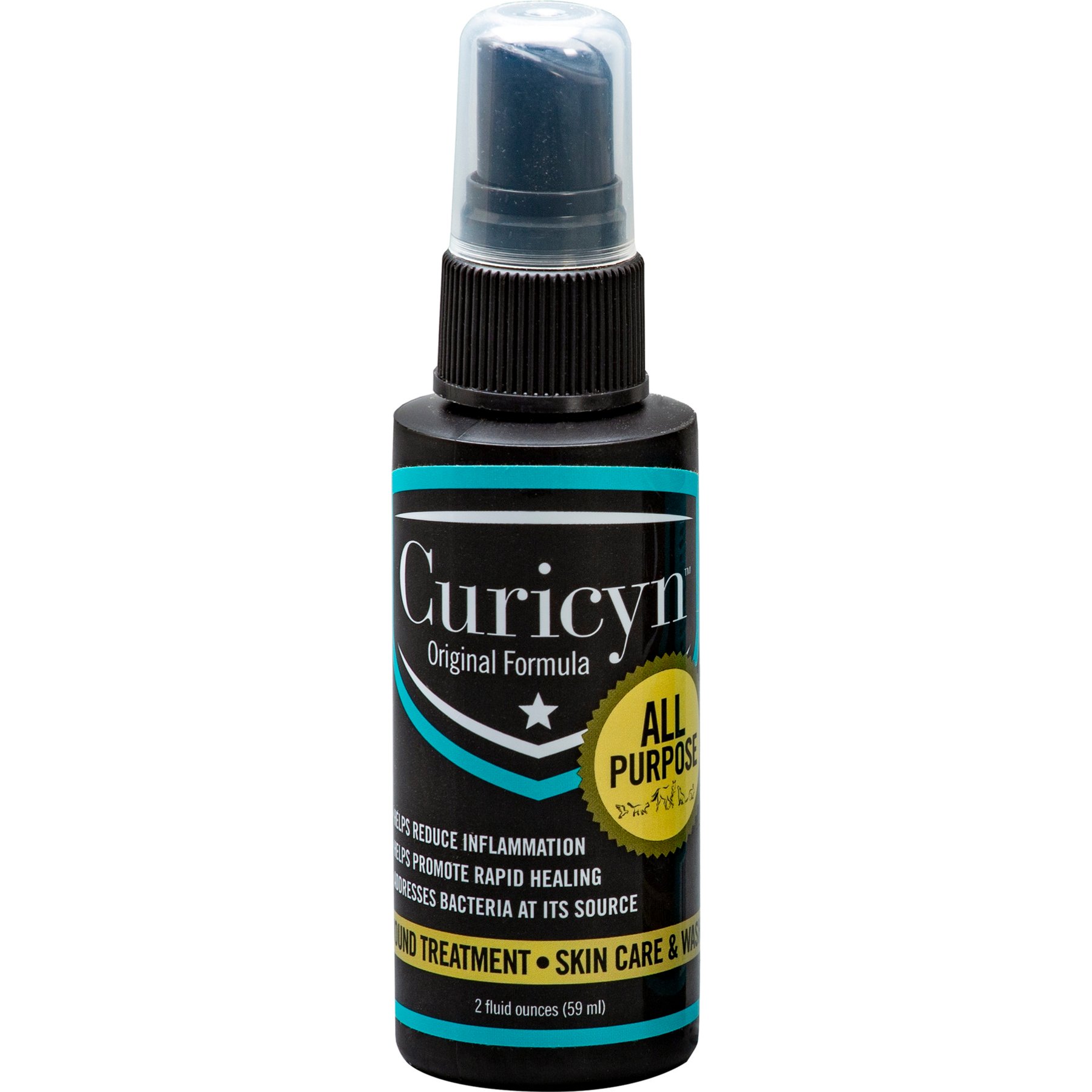 Curicyn Original Wound & Skin Care Formula Spray for Dogs, 2-fl oz bottle