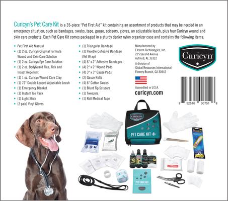 Show full view: Curicyn 35 Piece First-Aid Care Kit for Dogs slide 4 of 4