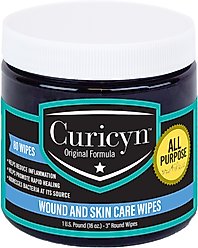 Curicyn Wound Care Wipes for Dogs, 80 count
