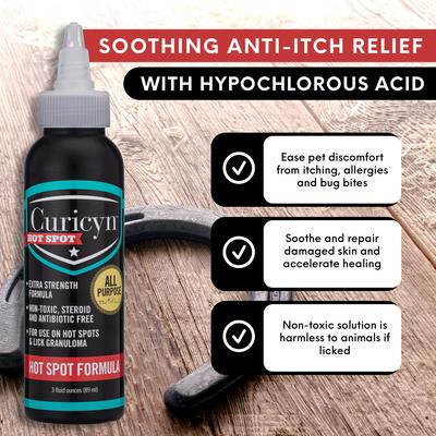 Show full view: Curicyn Hot Spot Formula for Dogs, 3-fl oz bottle slide 6 of 8