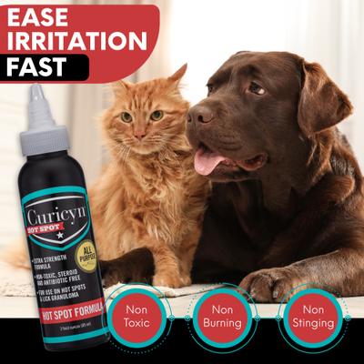 Show full view: Curicyn Hot Spot Formula for Dogs, 3-fl oz bottle slide 4 of 8