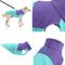 Show in main carousel: Gooby Fleece Two Tone Dog Vest, Turquoise, Medium slide 2 of 4
