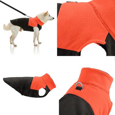 Show full view: Gooby Fleece Two Tone Dog Vest, Black, Large slide 2 of 4