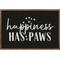 Show in main carousel: Kendrick Happiness Has Paws Wall Décor, Black, 8 x 5-in slide 3 of 3