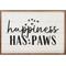 Show in main carousel: Kendrick Happiness Has Paws Wall Décor, White, 8 x 5-in slide 3 of 3