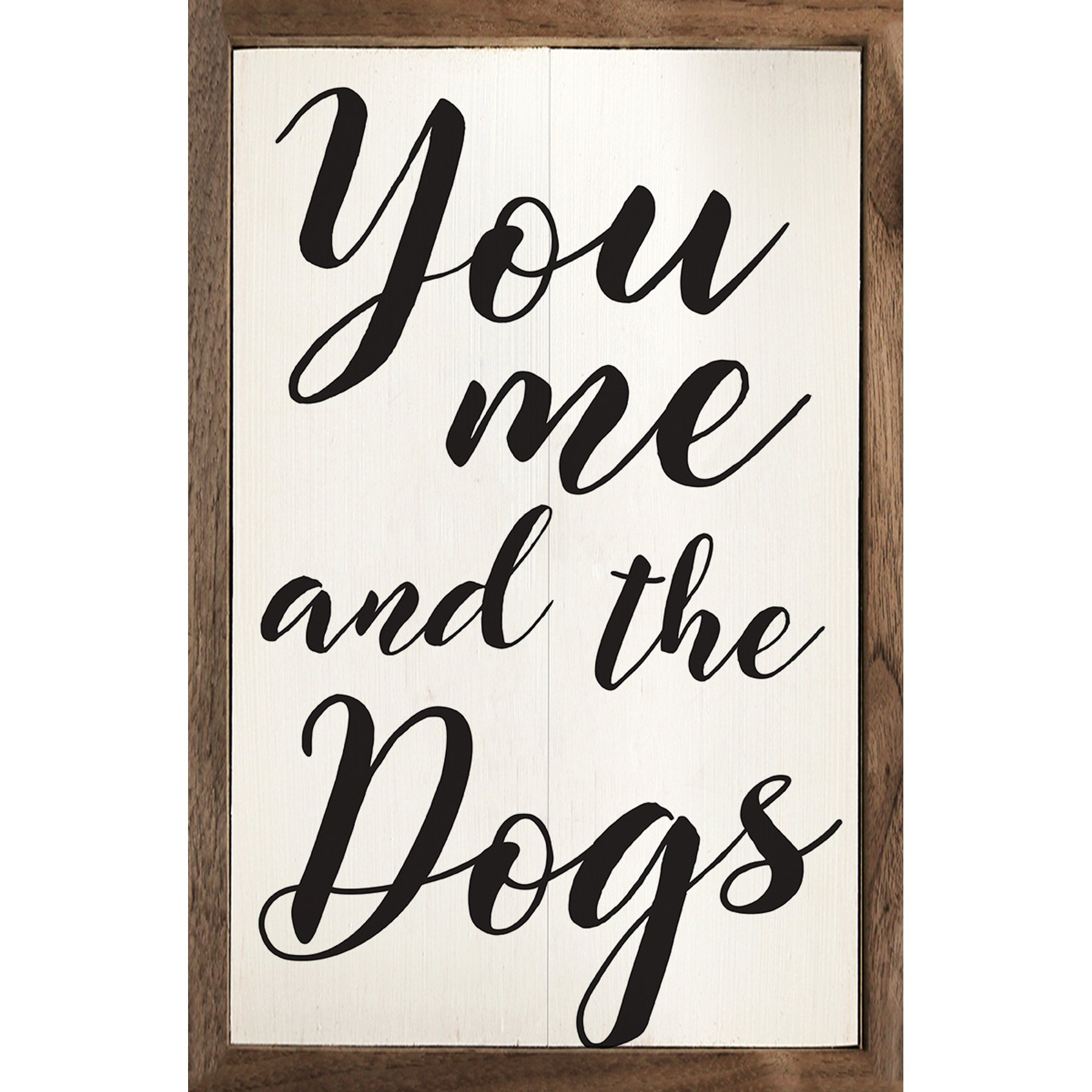 Kendrick You Me & The Cats Wall Décor, White, 24 x 36-in