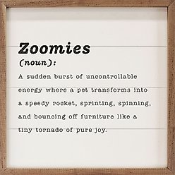 Kendrick Zoomies Definition Wall Décor, White, 4 x 4-in slide 2 of 3