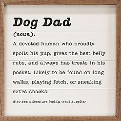 Kendrick Dog Dad Definition Wall Décor, White, 8 x 8-in slide 2 of 3