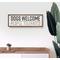 Show in main carousel: Kendrick Dogs Welcome People Tolerated Wall Décor, White, 12 x 4-in slide 3 of 3
