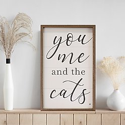 Kendrick You Me & The Cats Wall Décor, White, 10 x 16-in slide 2 of 3