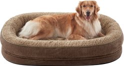 JOEJOY Orthopedic Waterproof Dog Bed with Removable Cover, Beige, X-Large