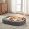 Show in main carousel: JOEJOY Orthopedic Waterproof Dog Bed with Removable Cover, Grey, X-Large slide 8 of 9