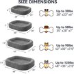 Show in main carousel: JOEJOY Orthopedic Waterproof Dog Bed with Removable Cover, Grey, Medium slide 6 of 8