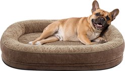 JOEJOY Orthopedic Waterproof Dog Bed with Removable Cover, Beige, Medium