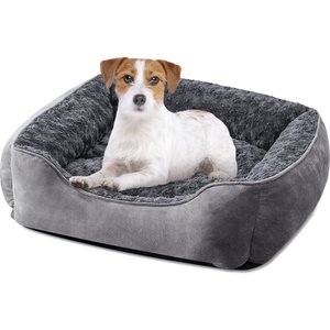JOEJOY Washable Dog Bed, Grey, Medium