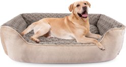 JOEJOY Washable Dog Bed, Beige, XX-Large
